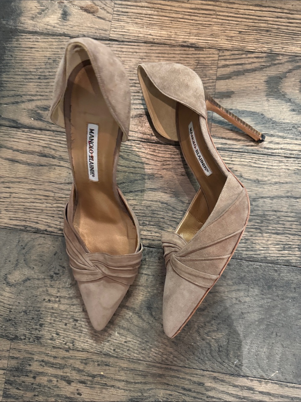 Suede Manolo